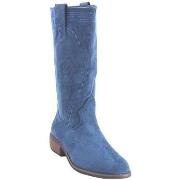 Chaussures Bienve Botte femme a2462 bleu