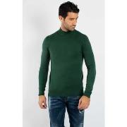 Pull Hollyghost Pull fin col Cheminée YY05 - Vert