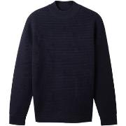 Pull Tom Tailor Pull coton col montant droit