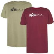 T-shirt Alpha Pack de 2 ALPHA LABEL