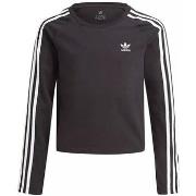 Sweat-shirt enfant adidas 3-STRIPES CROPPED Junior