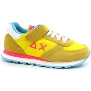 Chaussures Sun68 Girl's Ally Soldi Sneaker Bambino Giallo Z32401