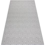 Tapis Rugsx Tapis SIZAL FLAT 48607637 Carrés Losanges gris 140x200 cm