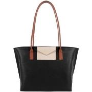 Sac a main LANCASTER Sac cabas epaule Ref 45337 Noir Grco 28*24*12 cm