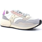 Chaussures Saucony Jazz NXT Sneaker Donna White Grey Rose S60790-4