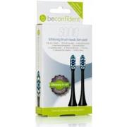 Accessoires corps Beconfident Sonic Toothbrush Heads Whitening Black C...