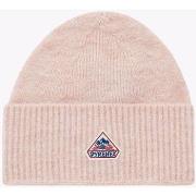 Bonnet Pyrenex Bonnet laine et alpaga Soazig rose-046788