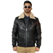 Blouson Patrouille De France Blouson Redskins flight Ycon cuir ref_478...