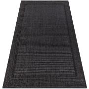 Tapis Rugsx Tapis TIMO 5979 SIZAL extérieur cadre noir 60x100 cm