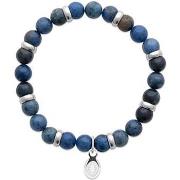 Bracelets Brillaxis Bracelet homme perles Aventurine Bleue