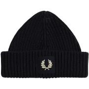 Bonnet Fred Perry Patch Brand Chunky Rib Beanie