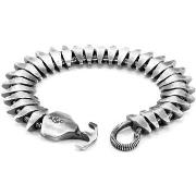 Bracelets Anchor &amp; Crew Maxi-Bracelet Ancre Delta Chaîne Argenté