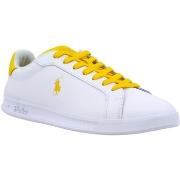 Chaussures Ralph Lauren POLO Sneaker Uomo White Yellow 809923929003U