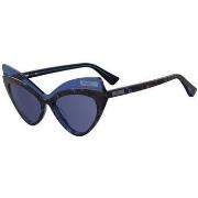 Lunettes de soleil Moschino MOS080 / S Lunettes de soleil, Havana/Bleu...