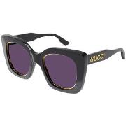 Lunettes de soleil Gucci GG1151S Lunettes de soleil, Gris/Violet, 51 m...