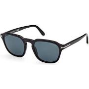 Lunettes de soleil Tom Ford FT0931 Avery Lunettes de soleil, Noir/Bleu...