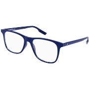 Lunettes de soleil Montblanc MB0174O Cadres Optiques, Bleu, 54 mm