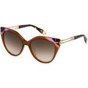 Lunettes de soleil Furla SFU683 Lunettes de soleil, Maron/Marron, 55 m...