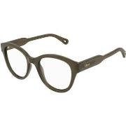 Lunettes de soleil Chloe Chloé CH0163O Cadres Optiques, Maron, 53 mm