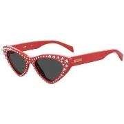 Lunettes de soleil Moschino MOS006/S/STR Lunettes de soleil, Rouge/Gri...