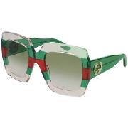 Lunettes de soleil Gucci , Vert, 54 mm