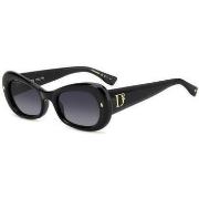 Lunettes de soleil Dsquared D2 0110/S Lunettes de soleil, Noir/Gris, 5...