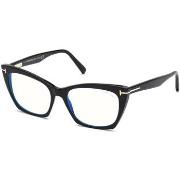 Lunettes de soleil Tom Ford FT5709-B Cadres Optiques, Noir, 54 mm