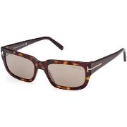 Lunettes de soleil Tom Ford FT1075 EZRA Lunettes de soleil, Havana fon...