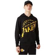 Sweat-shirt New-Era LOGO BLACK ZIP UP LA LAKERS