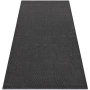 Tapis Rugsx Tapis EN CORDE SIZAL FLAT 48663/090 noir 120x170 cm