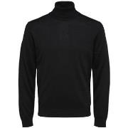Pull Selected Noos Town Merino Knit - Black