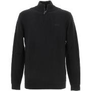 Pull Superdry Essential emb knit henley blk