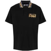 T-shirt Roberto Cavalli Polo noir - 75OAGT04 CJ506 89