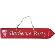 Tableaux, toiles Qualiart Plaque décorative en bois - Barbecue Party -...