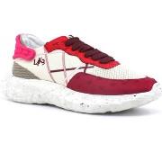 Bottes L4k3 LAKE Mr Big X Sneaker Donna Dark Red Pink Fantasia H02