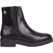 Bottines Tommy Hilfiger crepe look ankle boot