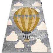 Tapis Rugsx Tapis PETIT BALOON ballon, des nuages gris 120x170 cm