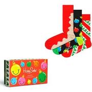 Chaussettes Happy socks Time for Holiday 3-Pack Gift Box