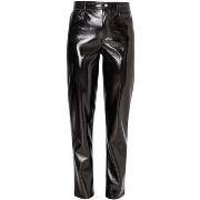 Pantalon Liu Jo Pantalon en tissu enduit brillant