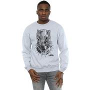 Sweat-shirt Marvel Black Panther Spray Headshot