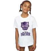 T-shirt enfant Marvel Black Panther Mask Logo