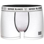 Boxers Serge Blanco Boxer Homme Coton CLAASS1 Blanc