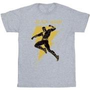 T-shirt Dc Comics Black Adam Golden Bolt Chest