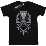 T-shirt Marvel Black Panther Head