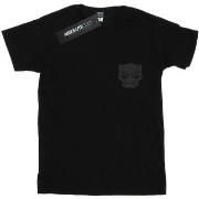 T-shirt Marvel Black On Black