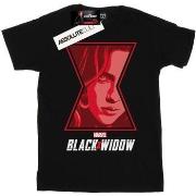 T-shirt Marvel Black Widow Movie Logo Window