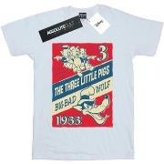 T-shirt Disney Three Little Pigs And The Big Bad Wolf