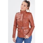 Veste Rose Garden LETOYA LAMB VITA COGNAC