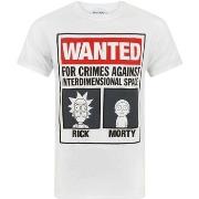 T-shirt Rick And Morty Wanted