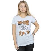 T-shirt Dessins Animés Spinning Basketball